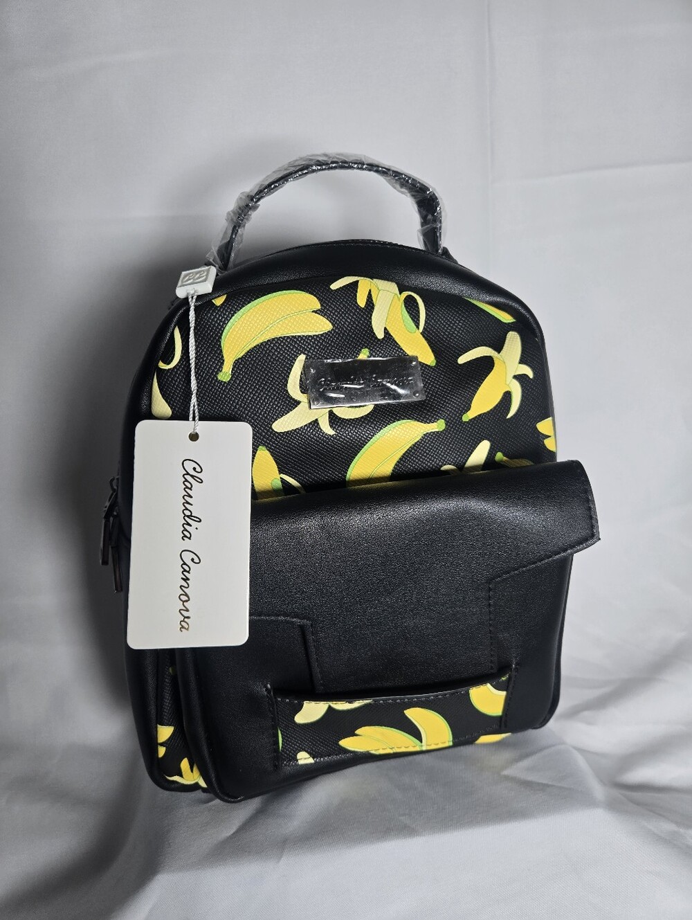 Claudia Canova Banana Print Mini Backpack - NWT Brand New